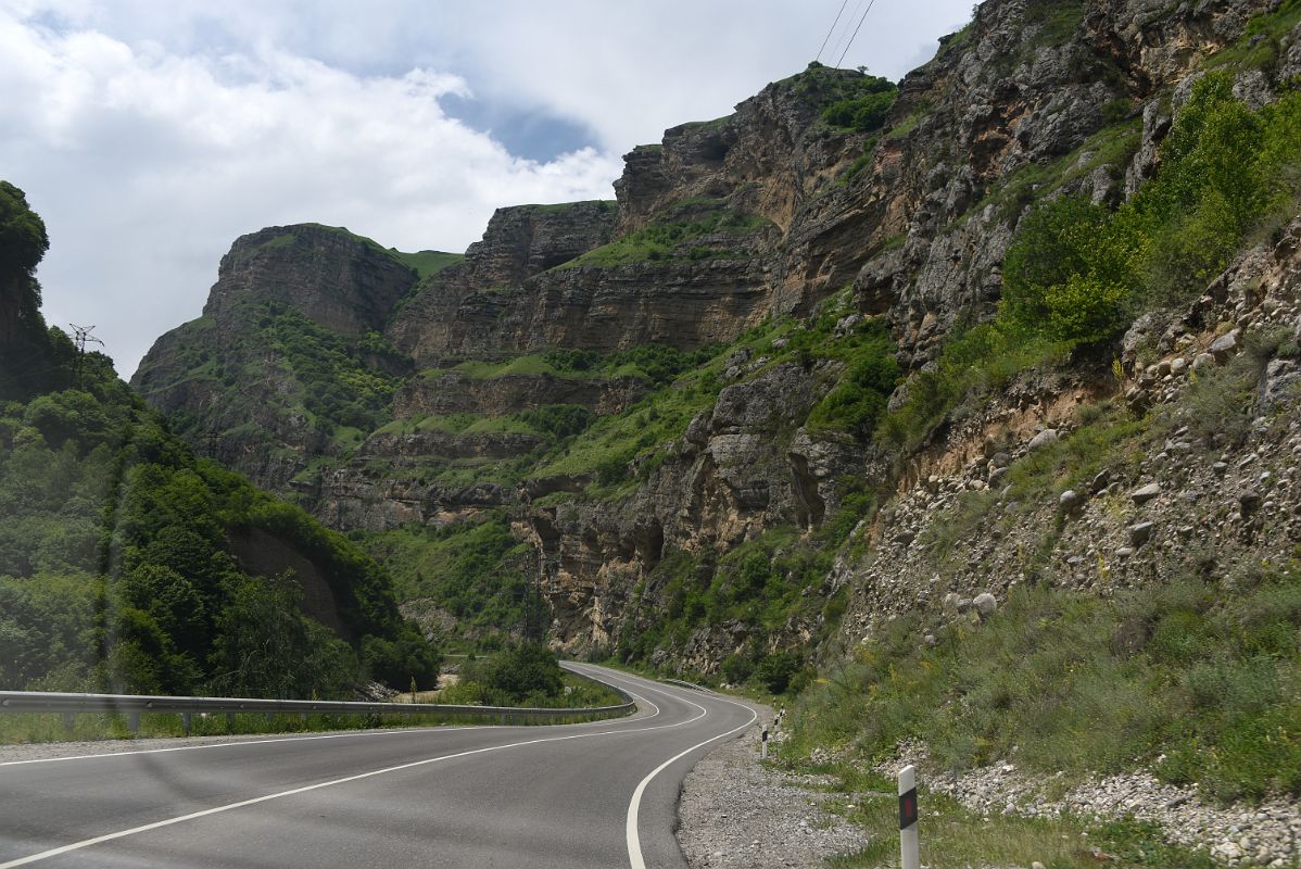 03B Driving Through A Gorge On The Way To Terskol And The Mount Elbrus Climb